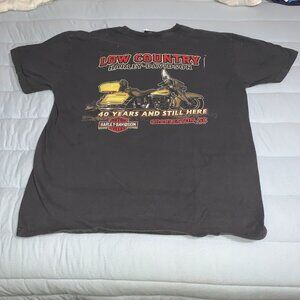 Harley Davidson T-Shirt Mens Sz Large; Low Country Harley Charleston, SC